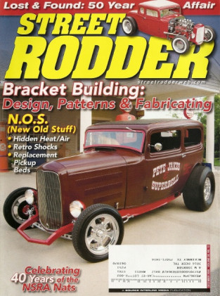 STREET RODDER 2009 DEC - SHOCK COVERS, 1947 CHEVY 3100 GETS NEW WOODEN BED